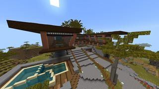 Screenshot of the Minecraft Bedrock Marketplace product Hacker Mansion created by Waypoint Studios.
