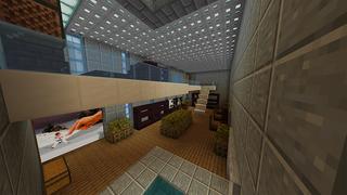 Screenshot of the Minecraft Bedrock Marketplace product Hacker Mansion created by Waypoint Studios.