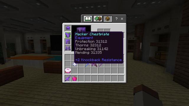 Screenshot of the Minecraft Bedrock Marketplace product Hacker Tools created by Waypoint Studios.