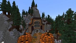 Screenshot of the Minecraft Bedrock Marketplace product Halloween Bunker created by Waypoint Studios.