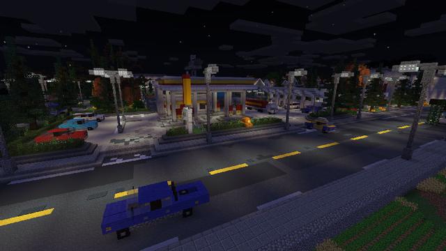 Screenshot of the Minecraft Bedrock Marketplace product Halloween Street created by Waypoint Studios.
