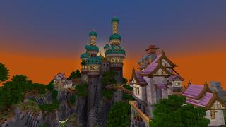 Screenshot of the Minecraft Bedrock Marketplace product Highlands created by Waypoint Studios.