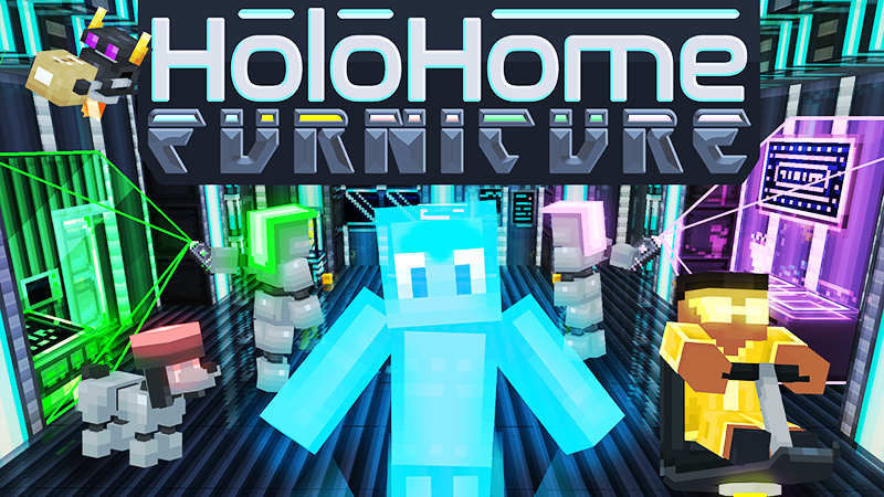 Thumbnail of the Minecraft Bedrock Marketplace product Muebles HoloHome created by Waypoint Studios.