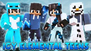 Thumbnail of the Minecraft Bedrock Marketplace product Icy Elemental Teens created by Waypoint Studios.