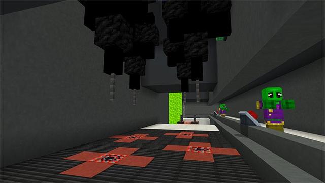Screenshot of the Minecraft Bedrock Marketplace product Impostor Trap Run created by Waypoint Studios.