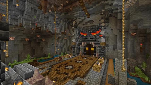 Screenshot of the Minecraft Bedrock Marketplace product Infinite Temple Parkour created by Waypoint Studios.