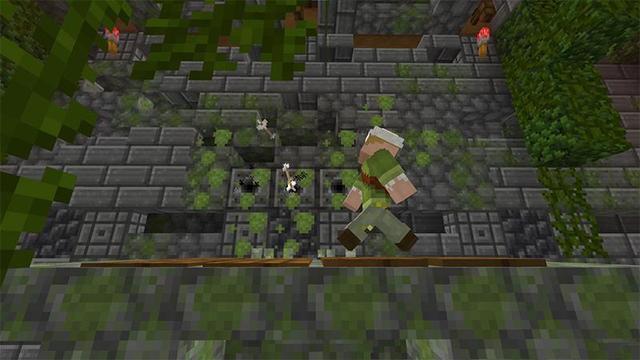 Screenshot of the Minecraft Bedrock Marketplace product Infinite Temple Parkour created by Waypoint Studios.
