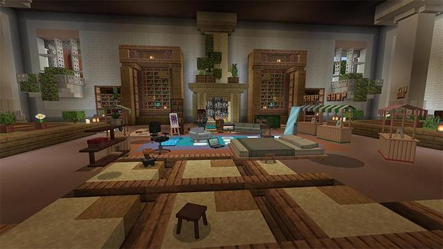 Screenshot of the Minecraft Bedrock Marketplace product Kawaii Anime Furniture created by Waypoint Studios.