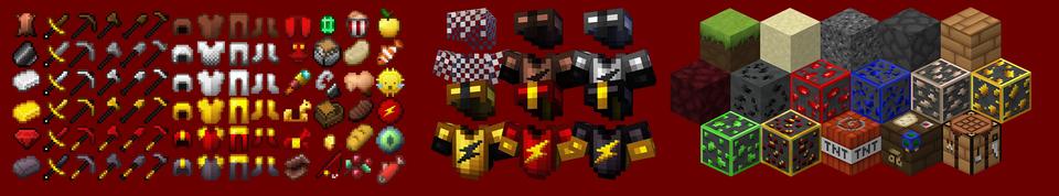 Panorama of the Minecraft Bedrock Marketplace product Lightning PvP Pack created by Waypoint Studios.