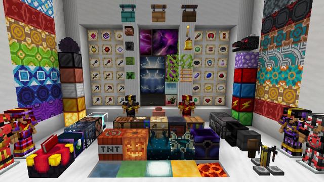 Screenshot of the Minecraft Bedrock Marketplace product Lightning PvP Pack created by Waypoint Studios.