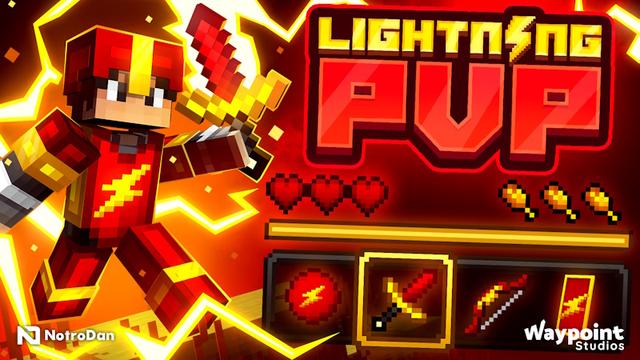 Thumbnail of the Minecraft Bedrock Marketplace product Lightning PvP Pack created by Waypoint Studios.