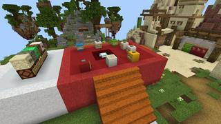 Screenshot of the Minecraft Bedrock Marketplace product Lucky Block Bed Wars created by Waypoint Studios.