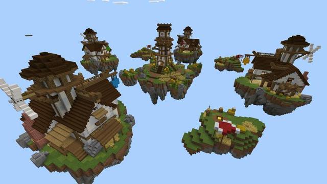 Screenshot of the Minecraft Bedrock Marketplace product Lucky Block Bed Wars created by Waypoint Studios.