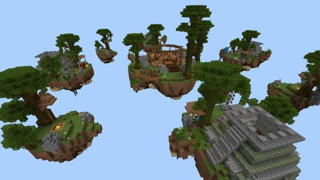 Screenshot of the Minecraft Bedrock Marketplace product Lucky Block Bed Wars created by Waypoint Studios.