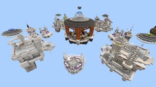 Screenshot of the Minecraft Bedrock Marketplace product Lucky Block Bed Wars created by Waypoint Studios.