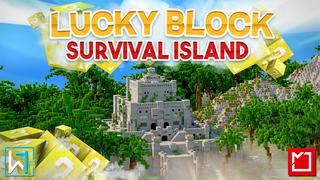 Thumbnail of the Minecraft Bedrock Marketplace product Lucky Block Survival Island created by Waypoint Studios.