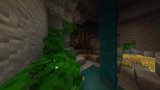 Screenshot of the Minecraft Bedrock Marketplace product Lucky Block Temple created by Waypoint Studios.
