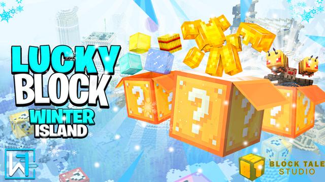 Thumbnail of the Minecraft Bedrock Marketplace product Lucky Block Winter Island created by Waypoint Studios.