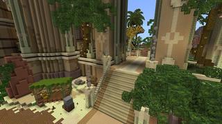 Screenshot of the Minecraft Bedrock Marketplace product Lucky Blocks Origin created by Waypoint Studios.