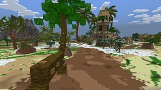 Screenshot of the Minecraft Bedrock Marketplace product Lucky Blocks Origin created by Waypoint Studios.