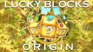Thumbnail of the Minecraft Bedrock Marketplace product Lucky Blocks Origin created by Waypoint Studios.