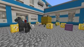 Screenshot of the Minecraft Bedrock Marketplace product Lucky Blocks created by Waypoint Studios.