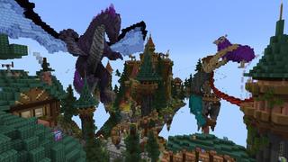 Screenshot of the Minecraft Bedrock Marketplace product Lucky Skyblock Dragonslayer created by Waypoint Studios.