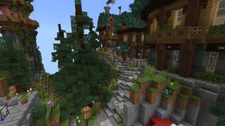 Screenshot of the Minecraft Bedrock Marketplace product Lucky Skyblock Dragonslayer created by Waypoint Studios.
