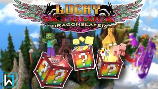 Thumbnail of the Minecraft Bedrock Marketplace product Lucky Skyblock Dragonslayer created by Waypoint Studios.