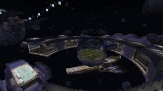 Screenshot of the Minecraft Bedrock Marketplace product Lucky Skyblock Interstellar created by Waypoint Studios.