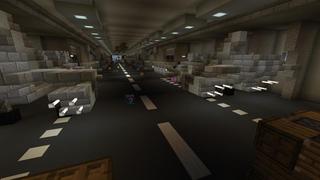 Screenshot of the Minecraft Bedrock Marketplace product Lucky Skyblock Spaceship created by Waypoint Studios.