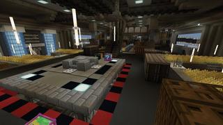 Screenshot of the Minecraft Bedrock Marketplace product Lucky Skyblock Spaceship created by Waypoint Studios.