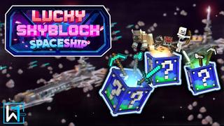 Thumbnail of the Minecraft Bedrock Marketplace product Lucky Skyblock Spaceship created by Waypoint Studios.