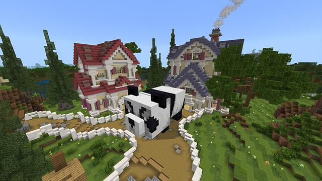 Screenshot of the Minecraft Bedrock Marketplace product Lucky Spring Eggs created by Waypoint Studios.