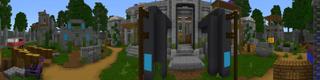 Panorama of the Minecraft Bedrock Marketplace product Luckyblock Paintball created by Waypoint Studios.
