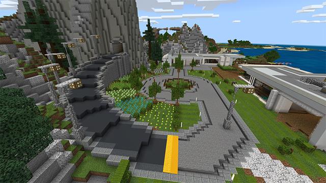 Screenshot of the Minecraft Bedrock Marketplace product Luxury Mansion created by Waypoint Studios.