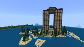 Screenshot of the Minecraft Bedrock Marketplace product Luxury Resort created by Waypoint Studios.