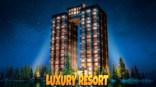 Thumbnail of the Minecraft Bedrock Marketplace product Luxury Resort created by Waypoint Studios.