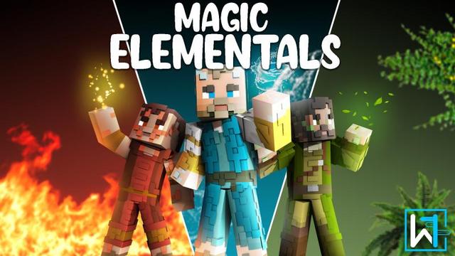 Thumbnail of the Minecraft Bedrock Marketplace product Magic Elementals created by Waypoint Studios.