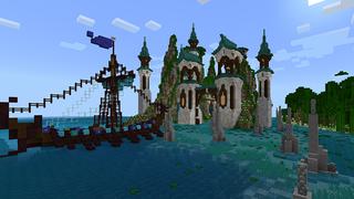 Screenshot of the Minecraft Bedrock Marketplace product Magic Kingdoms created by Waypoint Studios.