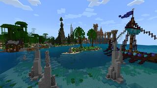 Screenshot of the Minecraft Bedrock Marketplace product Magic Kingdoms created by Waypoint Studios.