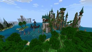 Screenshot of the Minecraft Bedrock Marketplace product Magic Kingdoms created by Waypoint Studios.
