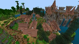 Screenshot of the Minecraft Bedrock Marketplace product Magic Kingdoms created by Waypoint Studios.