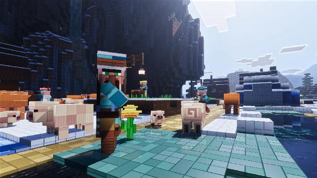 Screenshot of the Minecraft Bedrock Marketplace product Mako created by Waypoint Studios.