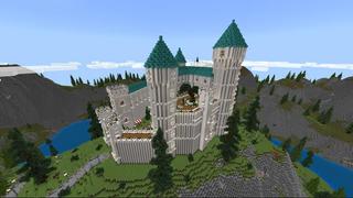 Screenshot of the Minecraft Bedrock Marketplace product Medieval Castle of Radena created by Waypoint Studios.