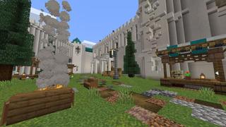 Screenshot of the Minecraft Bedrock Marketplace product Medieval Castle of Radena created by Waypoint Studios.