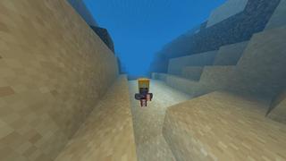 Screenshot of the Minecraft Bedrock Marketplace product Medieval Lucky Block Race created by Waypoint Studios.