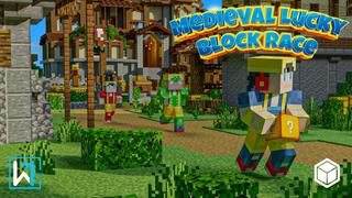 Thumbnail of the Minecraft Bedrock Marketplace product Medieval Lucky Block Race created by Waypoint Studios.