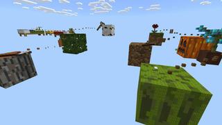 Screenshot of the Minecraft Bedrock Marketplace product Mega Block Parkour 3 created by Waypoint Studios.