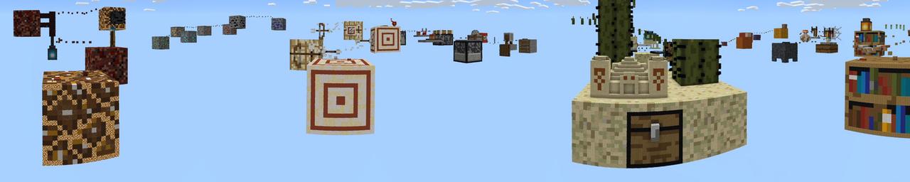 Panorama of the Minecraft Bedrock Marketplace product Mega Block Parkour 2 created by Waypoint Studios.